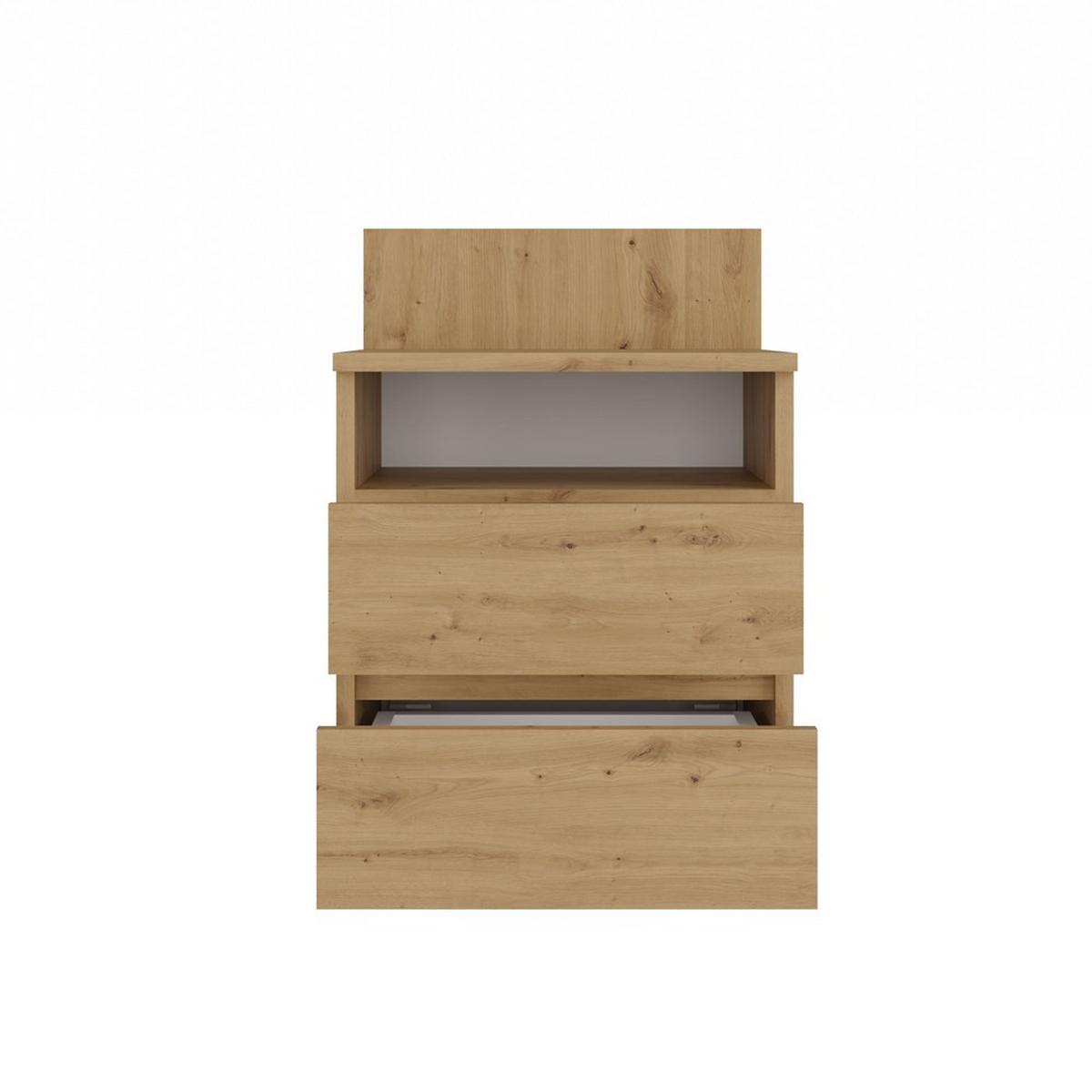 NACHTTISCH Artisan 40/59/32 - Eiche Artisan, Holzwerkstoff (40/59/32cm) - RAUMHIRSCH FURNITURE