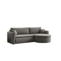 ECKSOFA Feliz In Quelle - Grau, Holzwerkstoff/Textil (250/160cm) - Fun Möbel