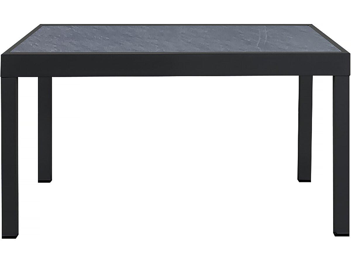 GARTENTISCH lagos Schwarz - Schwarz, Metall (280/90/76cm) - Habitat Garten
