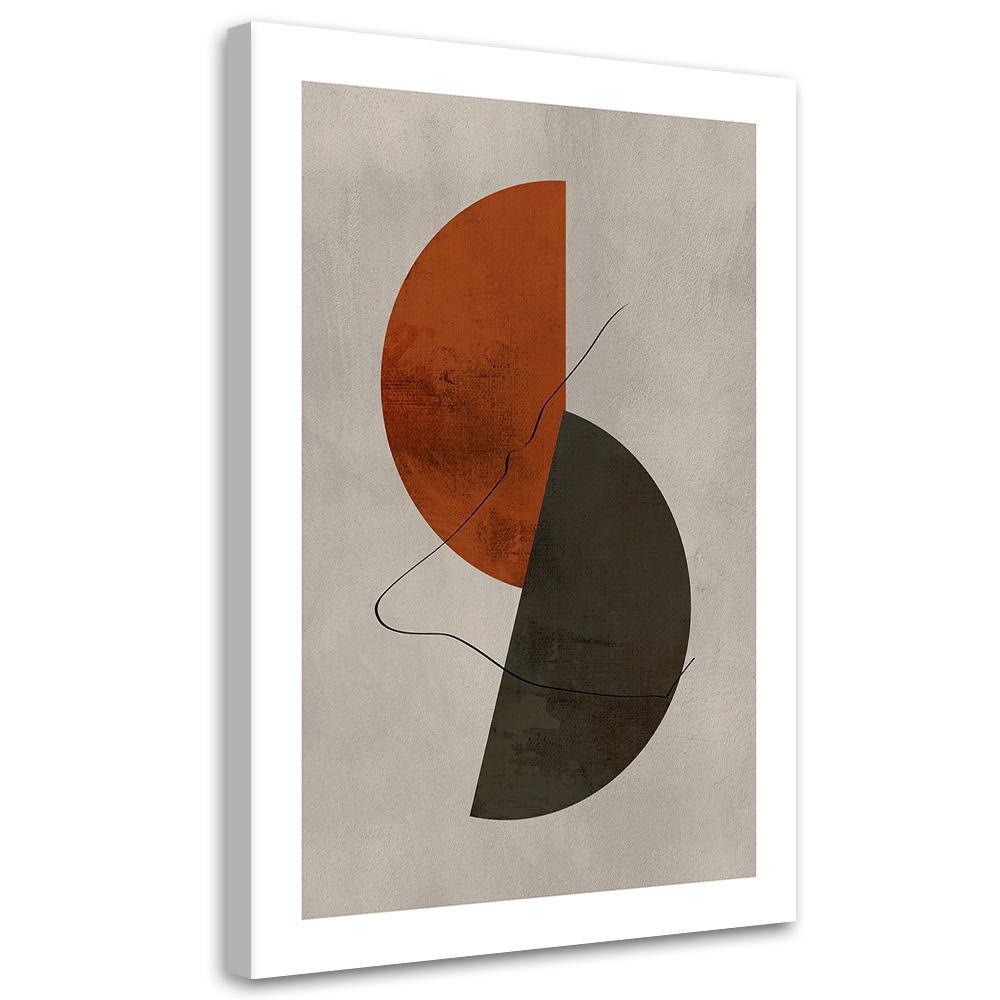 KUNSTDRUCK Braun 60/90 cm - Braun, Textil (60/90cm) - KUNSTLOFT