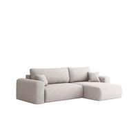 ECKSOFA Flora In Verita - Beige, Holzwerkstoff/Textil (272/145cm) - Fun Möbel