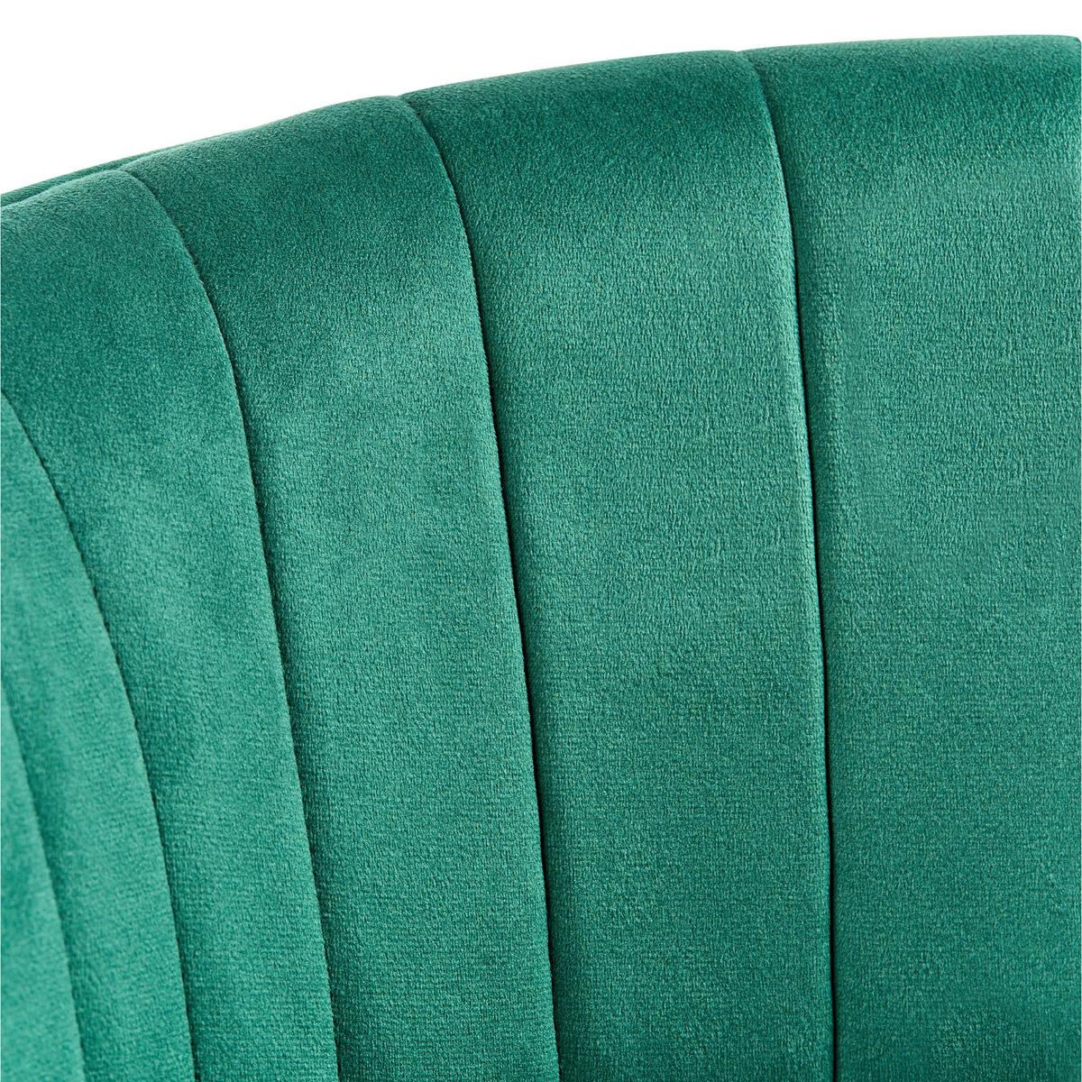 BÜROSTUHL Grün Katonah - Grün, Textil (57/78/57cm) - Beliani