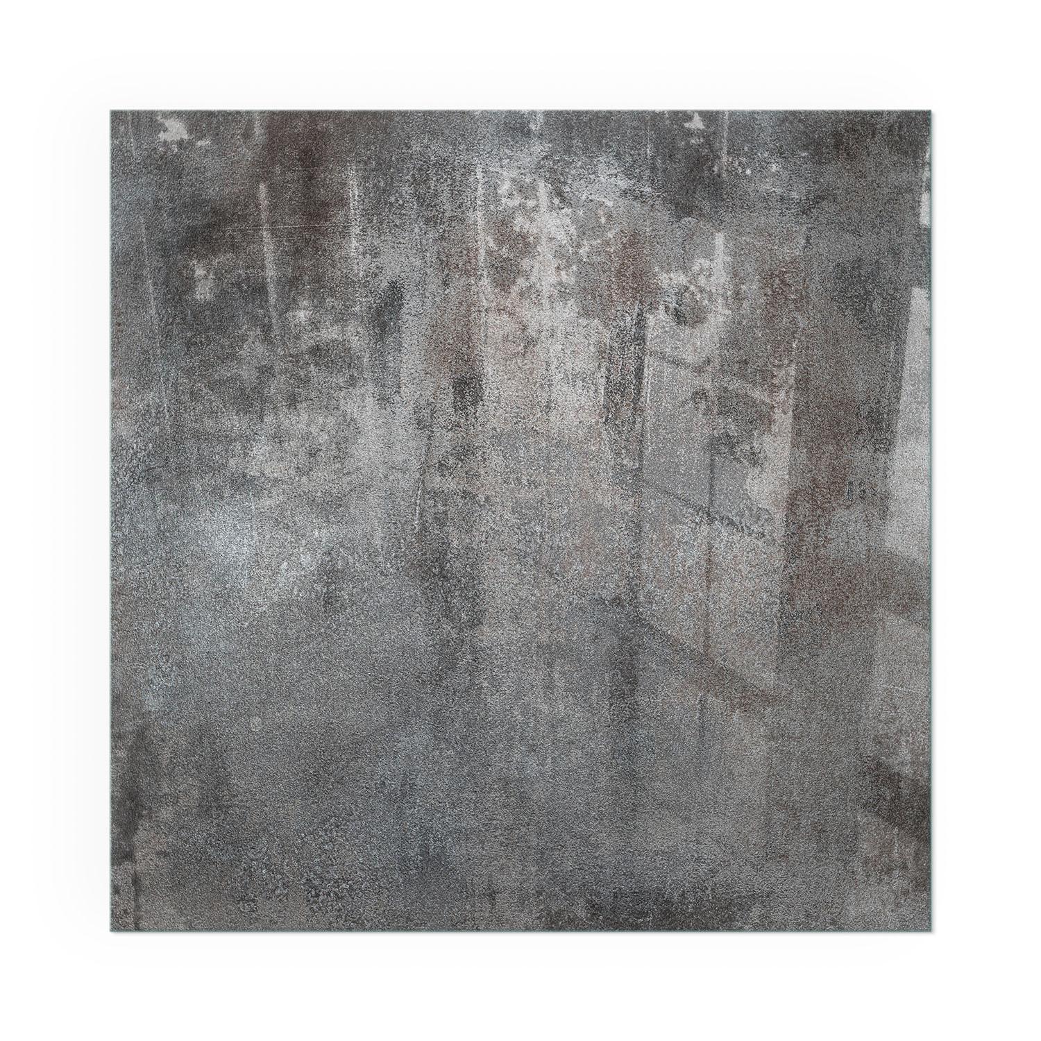 GLASPLATTE für Kamin 50x50 cm - Grau, Glas (50/50/0.4cm) - TULUP