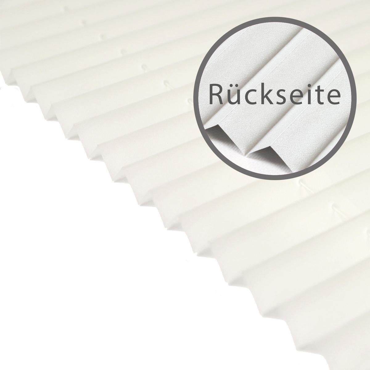 PLISSEE Thermo Basic 75 x 150cm Klemmfix ohne Bohren - Creme, Textil (75/150/150cm) - Deco-Raum