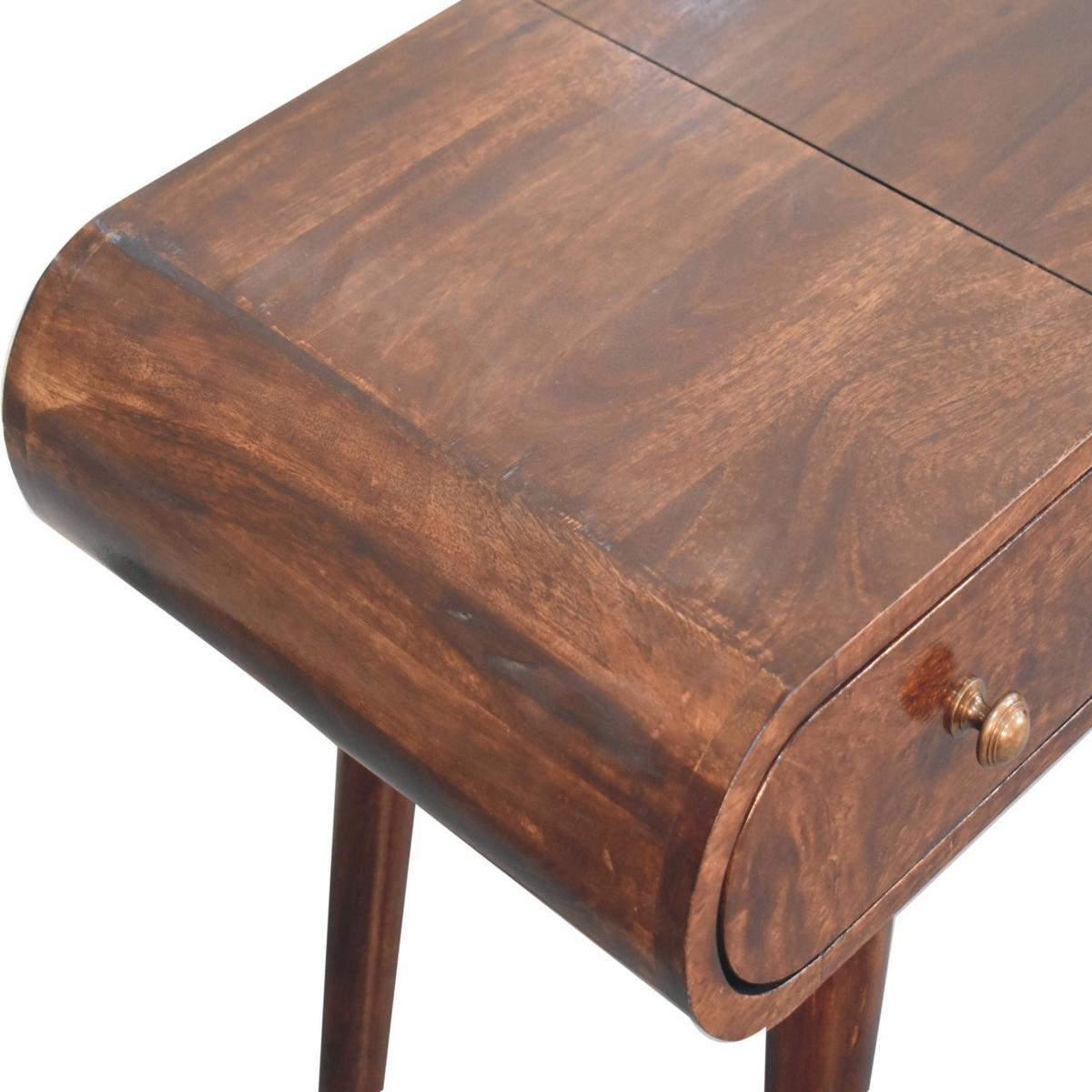 SCHMINKTISCH California - Braun, Holz (40/80/100cm) - Artisan Furniture
