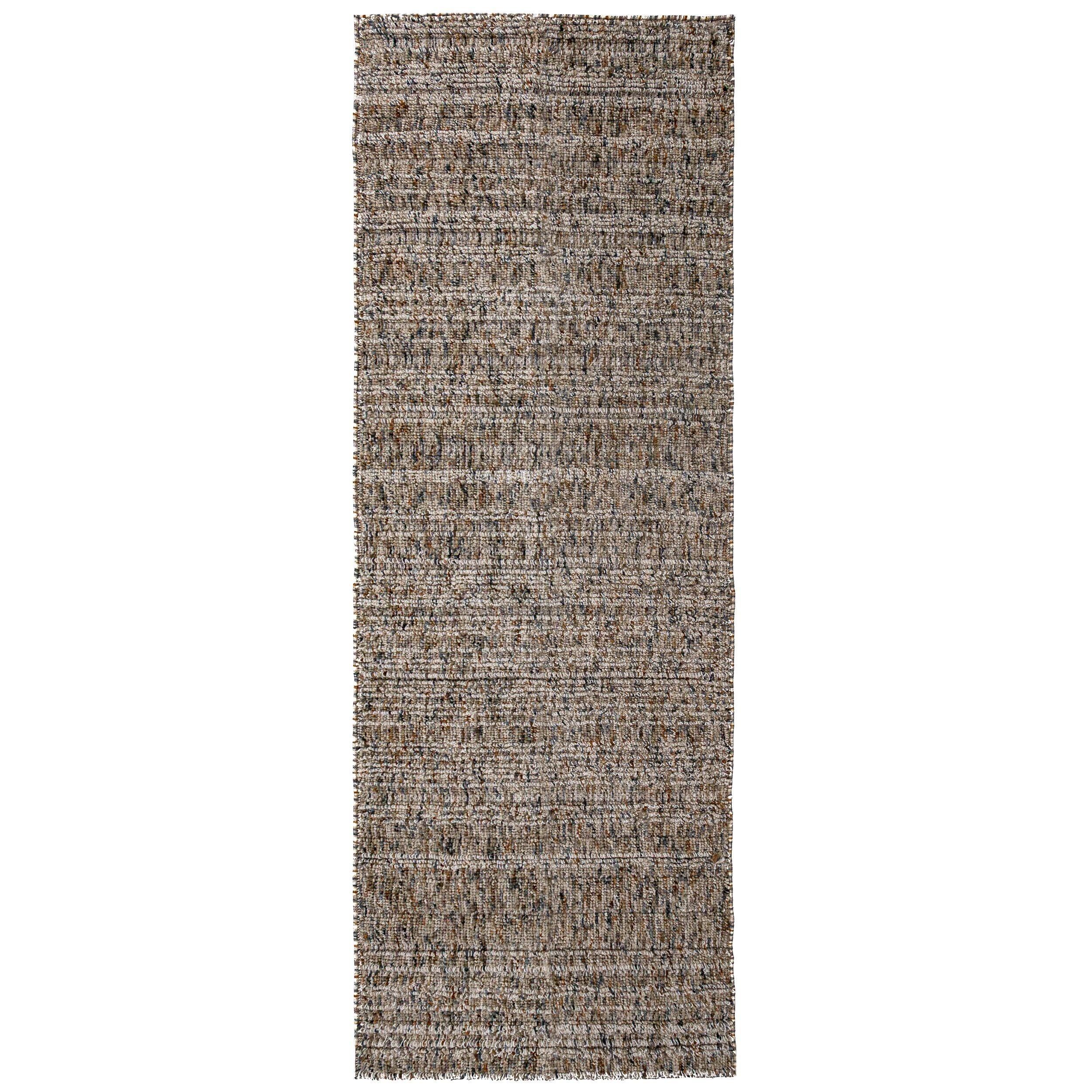 LÄUFER BOLLIN, in Greige, Bouclé-Optik, 80 x 230 cm - Beige, Textil (80/230cm) - KADIMA DESIGN