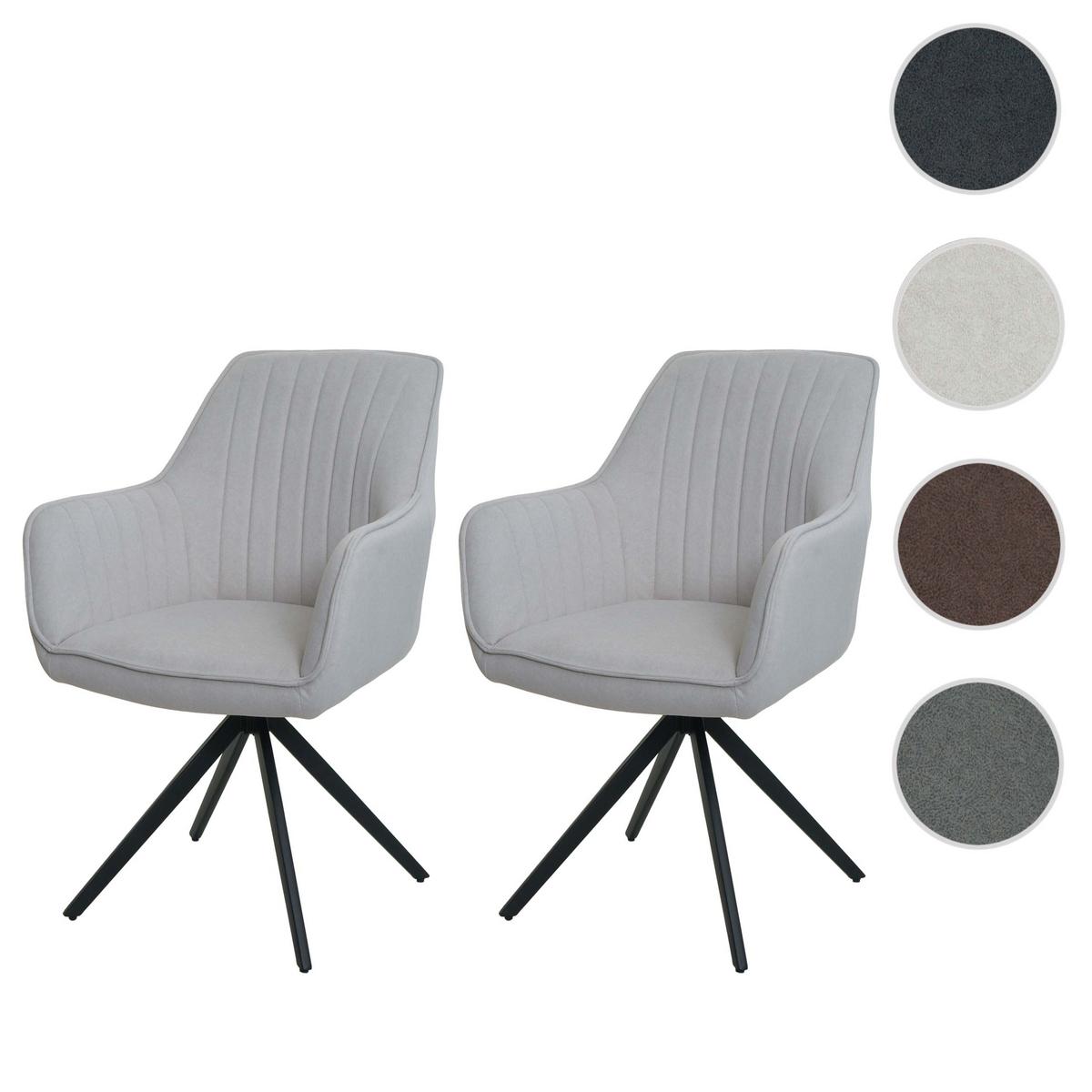 ESSZIMMERSTUHL Beige 2er-Set - Beige/Naturfarben, Textil (58/87/55cm) - MCW