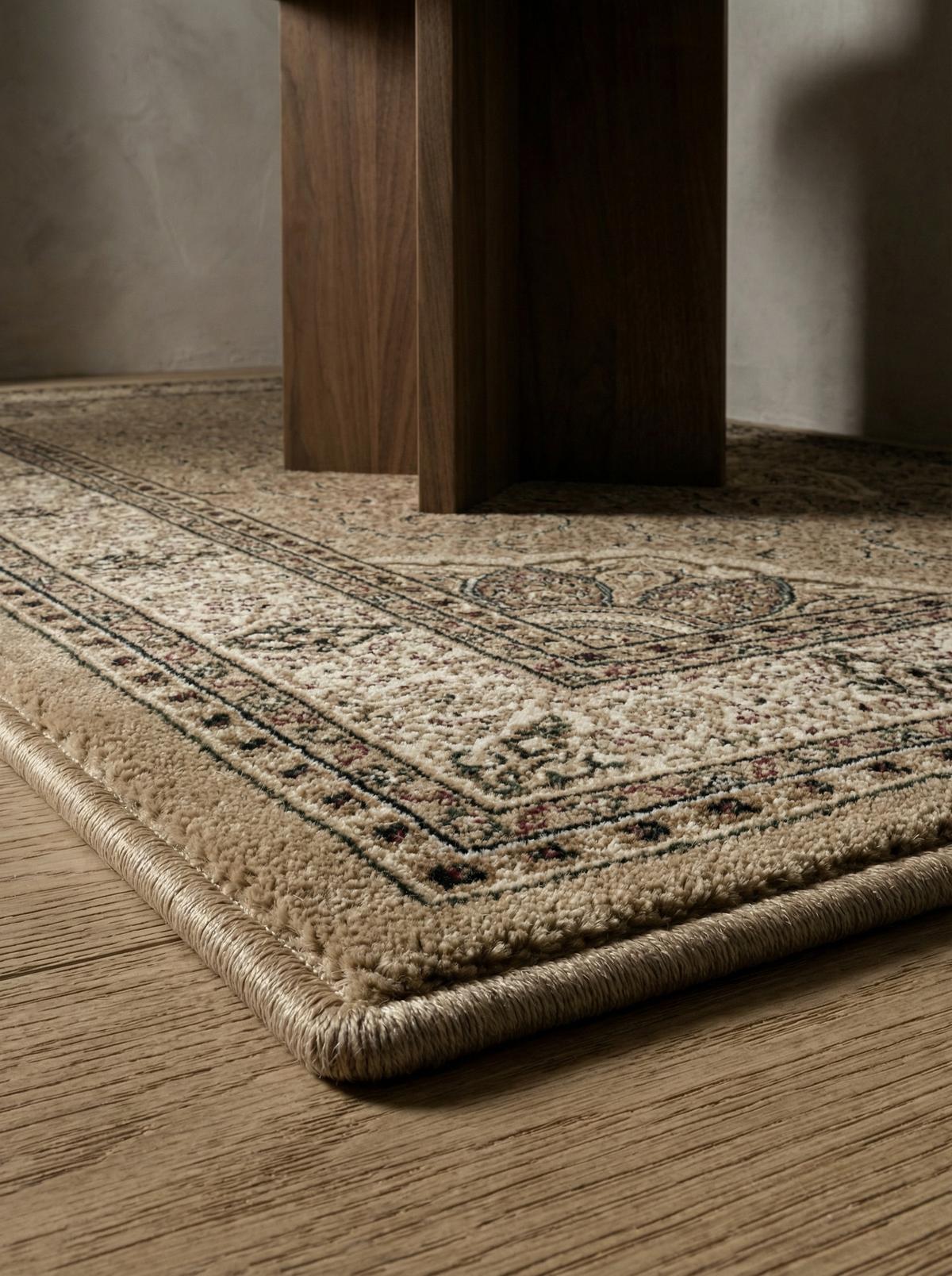 TEPPICH Kurzflor GEISLER in Beige, orientalisch, 120 x 170 cm - Beige, Textil (170/120cm) - KADIMA DESIGN