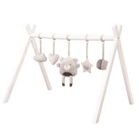 SPIELTRAPEZ mit Anhängerset roba Style grau - Multicolor, Holz (69/52/51.5cm) - Roba