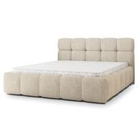 POLSTERBETT FARU Q 140x200 cm mit Bettkästen - Creme - Creme, Holz (140/200cm) - MASSENO