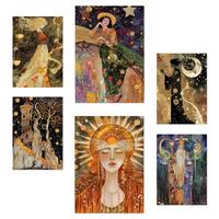POSTER Set Mit 6 Tarocchi Arcani Cartomanzia A3 & A4 Rahmenlos - Klar, Papier (29/3cm) - Nacnic