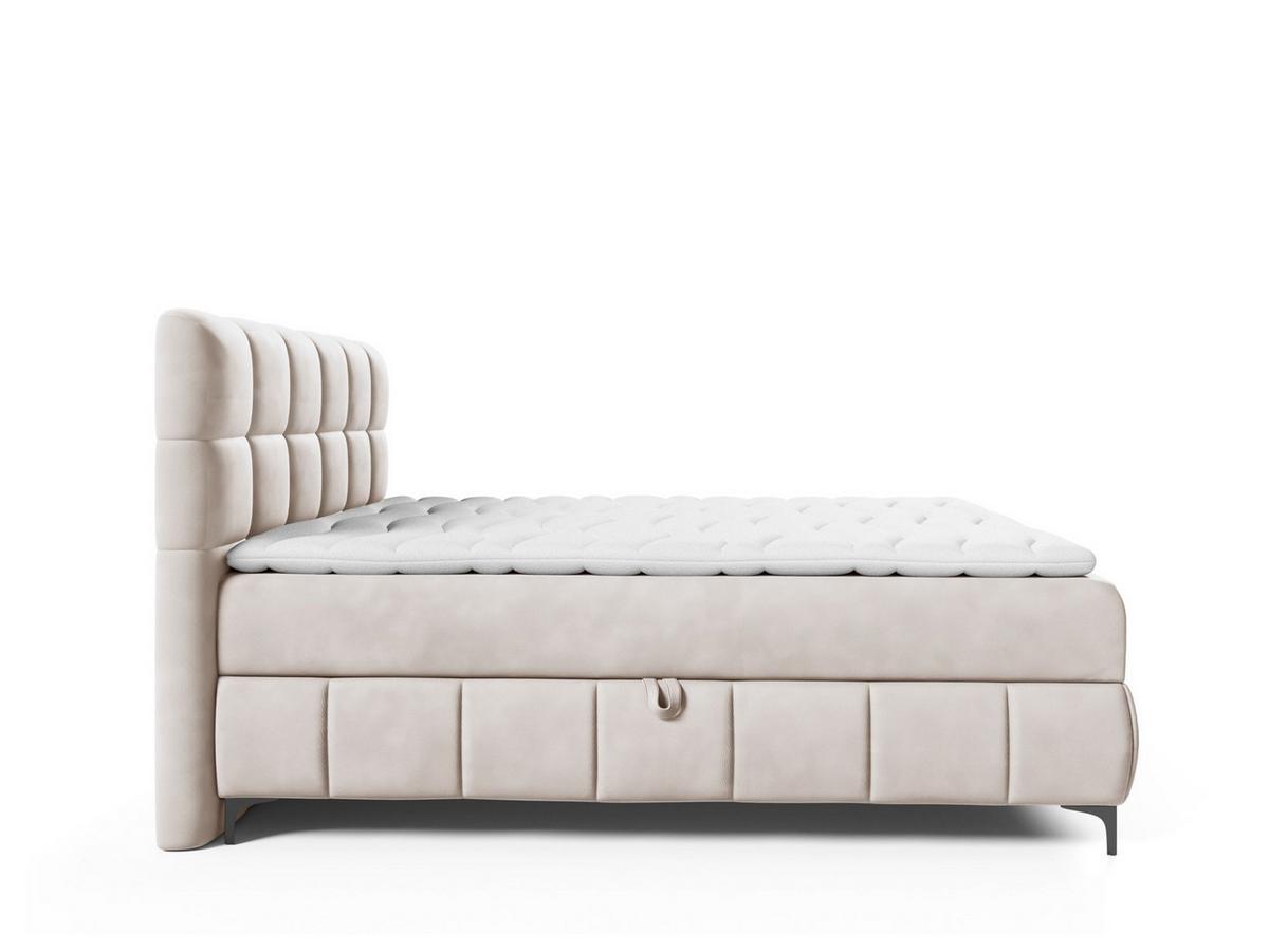 BOXBETT Sophie In Salvador - Beige, Holzwerkstoff/Textil (180/200cm) - Fun Möbel
