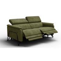 RELAXSOFA RODEN 3-Sitzer, olive - Olivgrün, Holz/Textil (194/82/103cm) - Wozimo