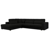 ECKSOFA Savona Schwarz Boucle - links - Schwarz, Kunststoff/Textil (316/249cm) - MKS