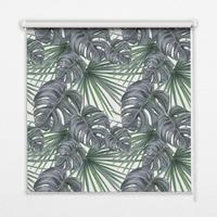 INNENROLLO - Fensterrollo - Rollo - 100x180 cm - Blätter - Violett, Kunststoff (100/180/0.5cm) - TULUP