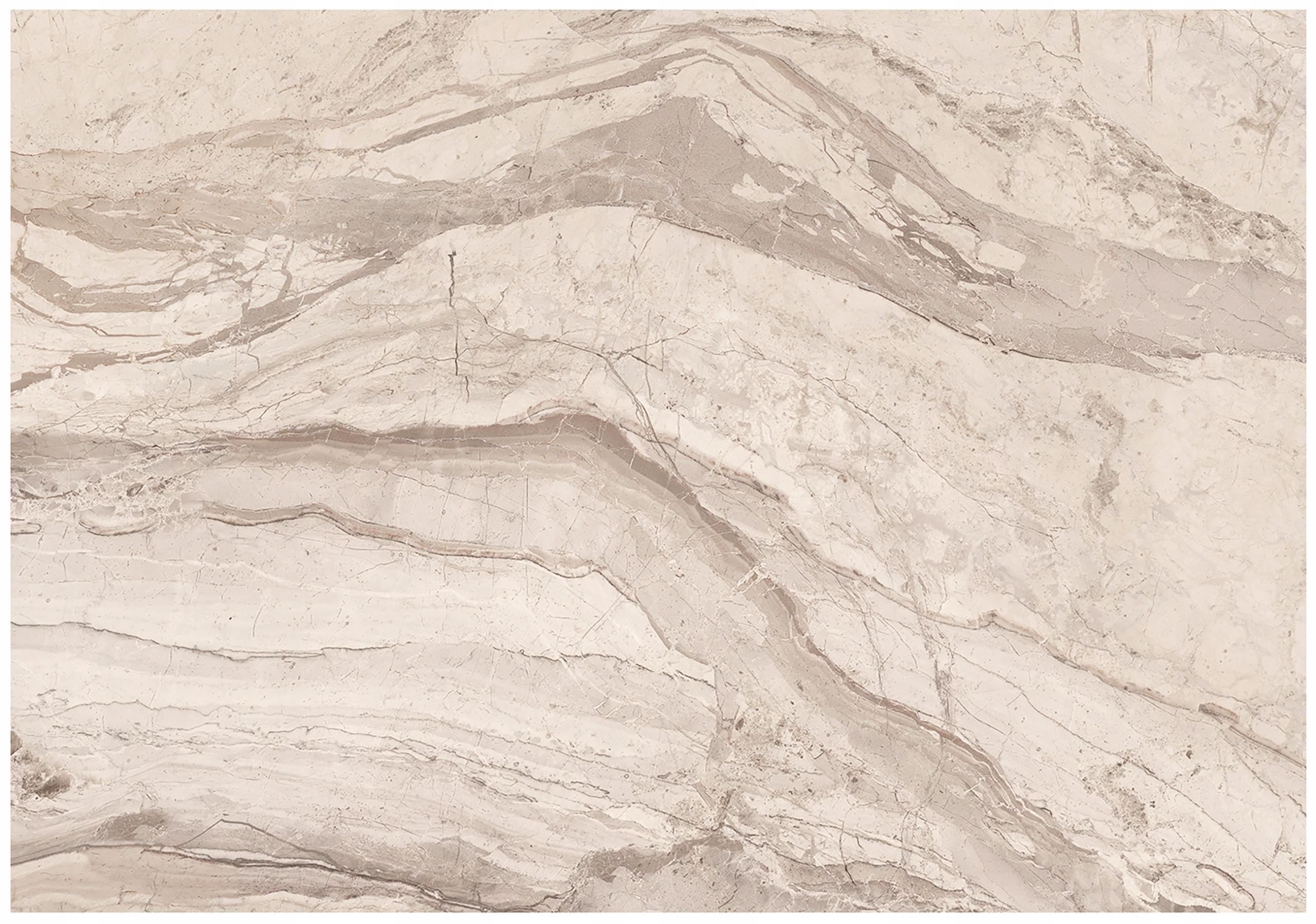 FOTOTAPETE Marmor Abstrakt Beige 416x254 cm - Multicolor, Papier (416/254cm) - Wallarena