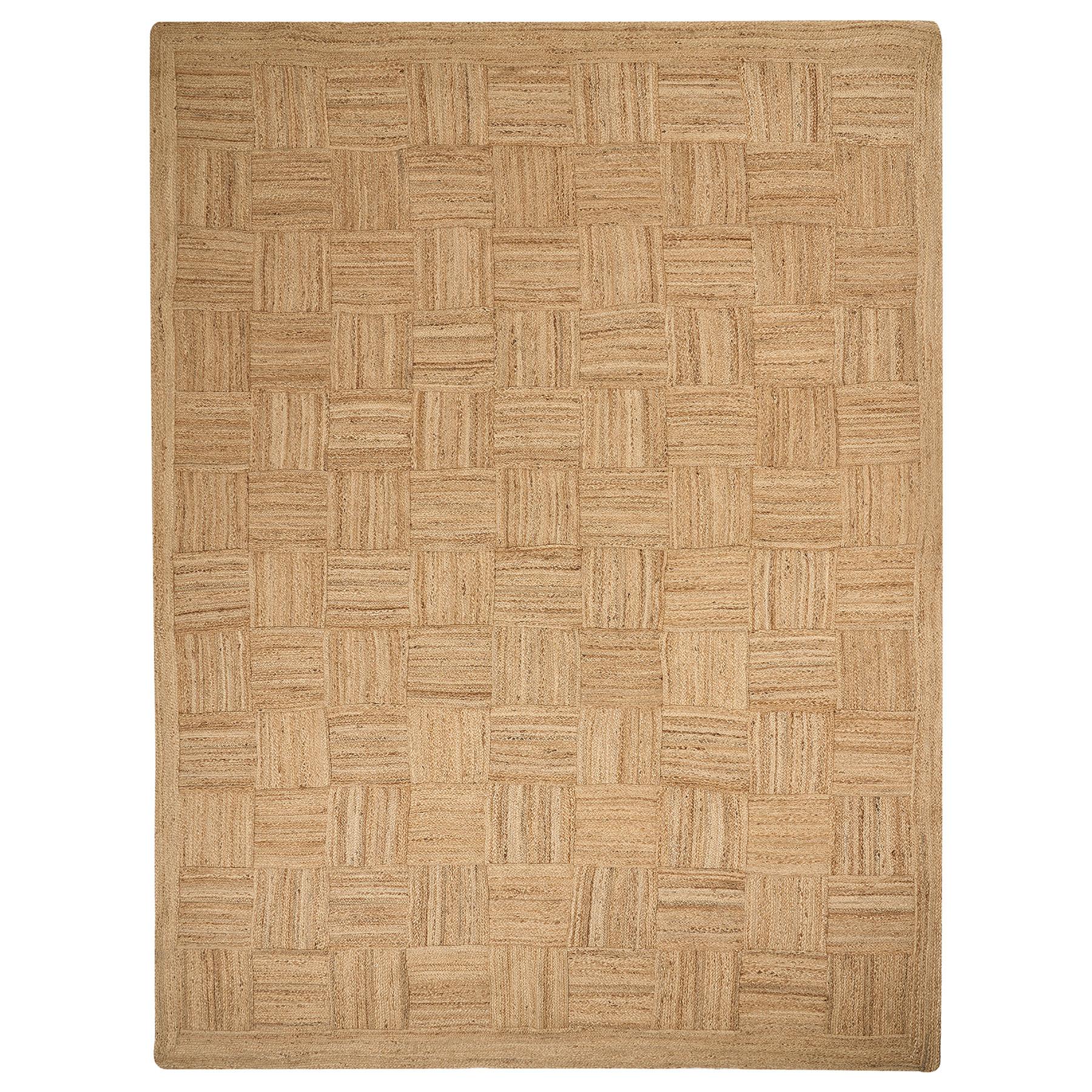 TEPPICH geflochten Beige 300/400 cm Esentepe - Beige, Naturmaterialien (300/400cm) - Beliani