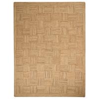 TEPPICH geflochten Beige 300/400 cm Esentepe - Beige, Naturmaterialien (300/400cm) - Beliani