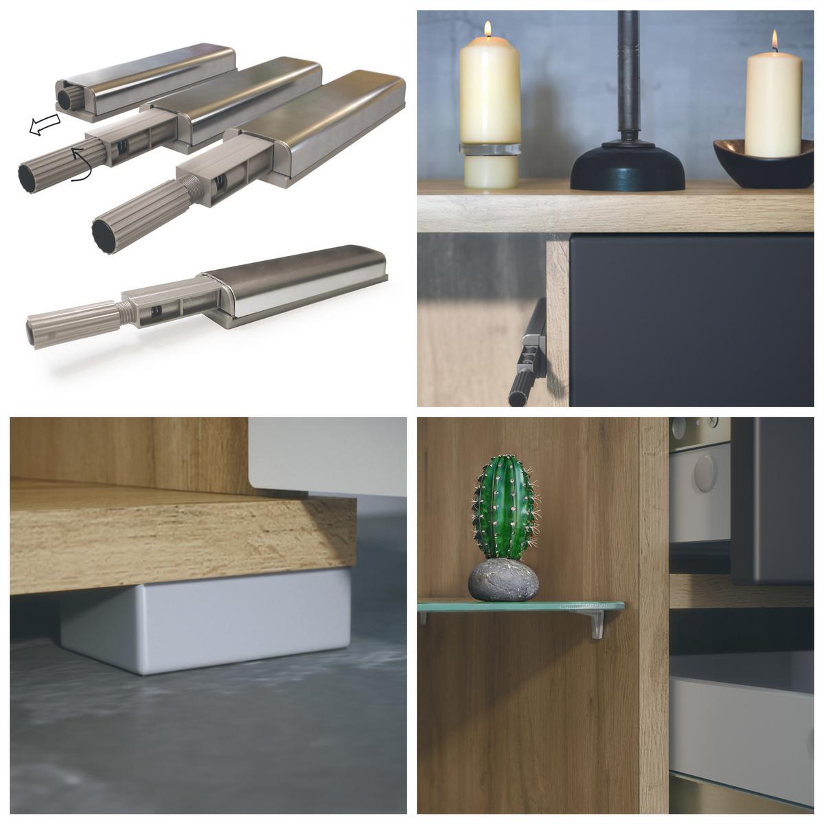 SIDEBOARD Bari Weiß Hochglanz - Weiß Hochglanz, Holzwerkstoff (138.5/75.5/35cm) - Vladon