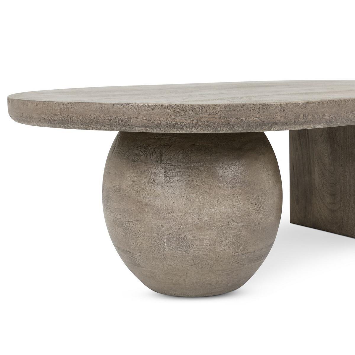 COUCHTISCH PERLA grau - Grau, Holz (70/110/37cm) - IDIMEX