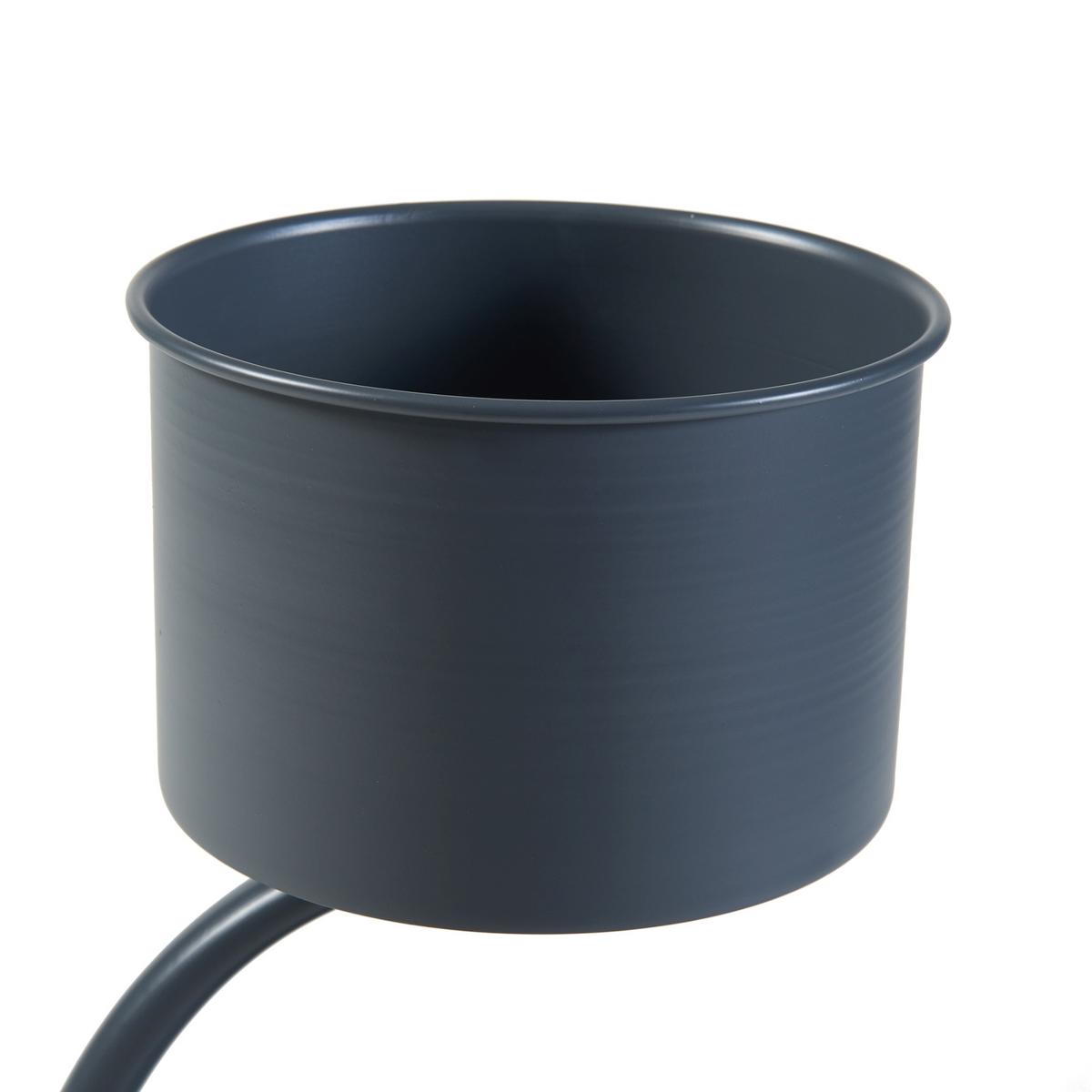 PFLANZENSTÄNDER Almelo - Schwarz, Metall (63cm) - [en.casa]