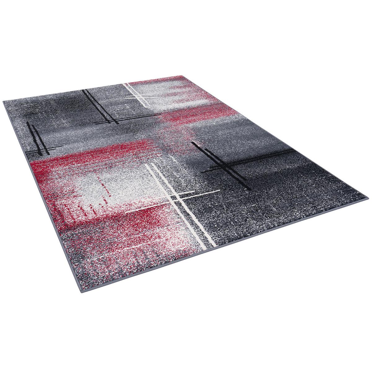 DESIGNER TEPPICH BRILLIANT VERLAUF - Rot, Textil (80/150cm) - Pergamon