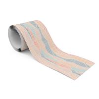 TAPETENBORDÜRE selbstklebend ABSTRAKTION Streifen Boho Stil - Blau/Rosa, Papier (10/300/300cm) - Muralo