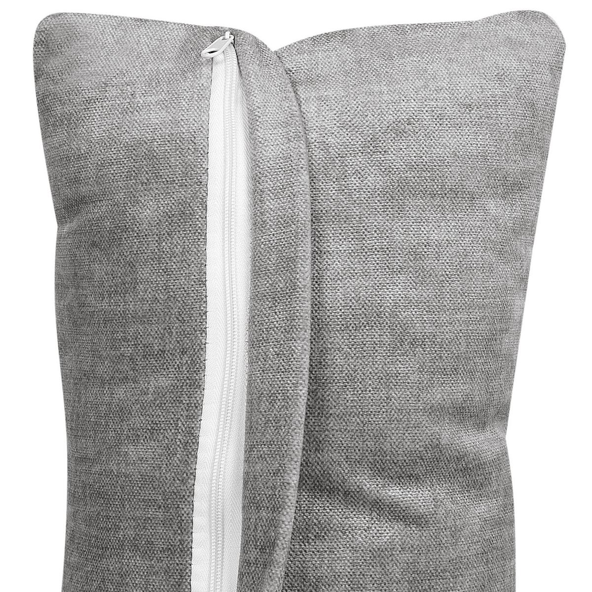 CHAISELONGUE-LINKSSEITIGE Stoff Grau Hellnar - Dunkelgrau/Grau, Textil (102/70/176cm) - Beliani