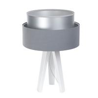 TISCHLAMPE Grau 30/45 cm - Weiß, Kunststoff (30/0.7/45cm) - ONZENO