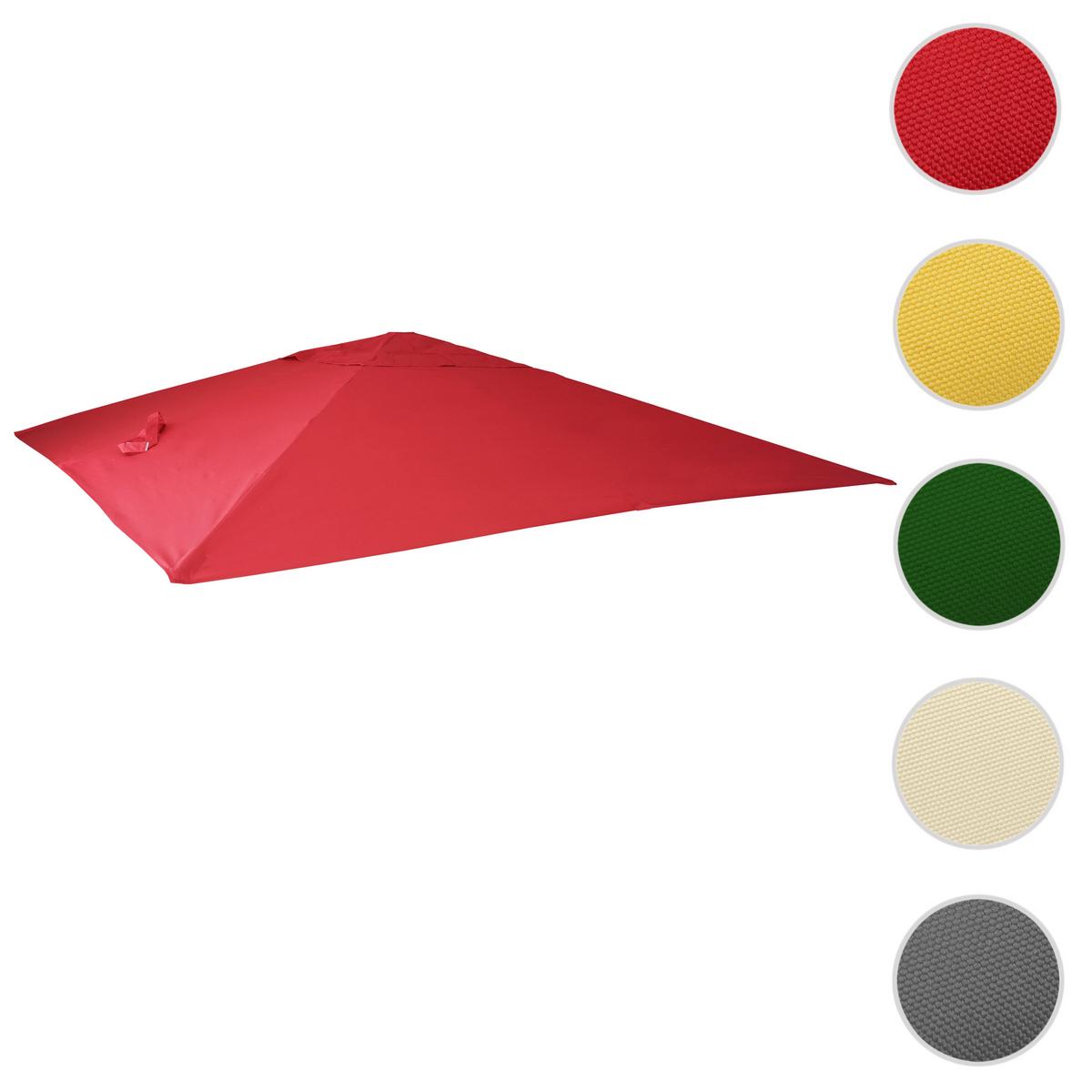 ERSATZ-BEZUG FÜR SCHIRM Rot - Rot, Textil (335/335cm) - MCW