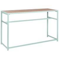 GARTEN-BARTISCH 150/50 cm Hellgrün Avetrana - Hellgrün, Metall (150/50/90cm) - Beliani