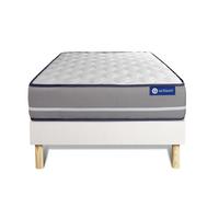 BETT Actiflex pur Taschenfederkern 80 x 200 cm h3 - Kit Bettgestell Weiß - Beige/Weiß, Karton/Holz (80/200cm) - ACTISOM