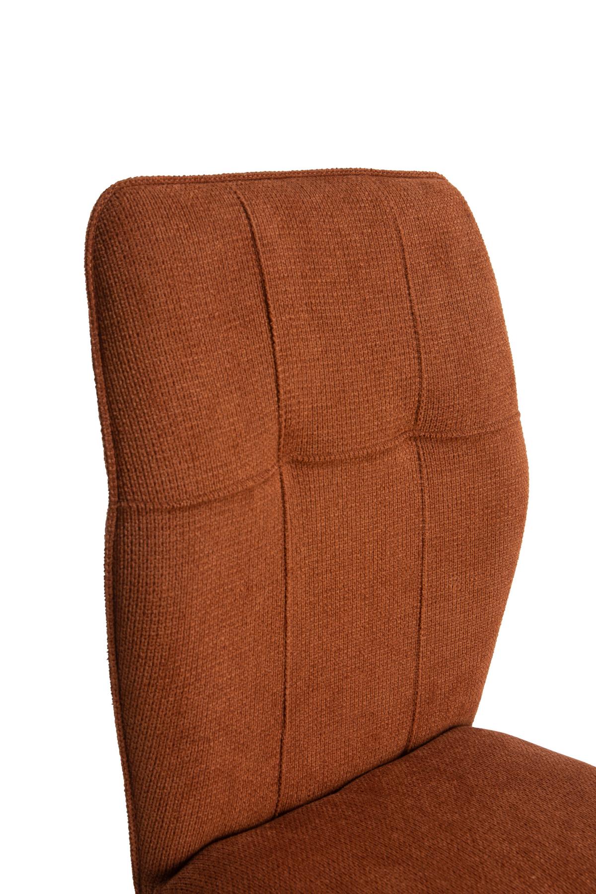 ESSZIMMERSTUHL Mery Braun 47/60/48 cm 4er-Set - Braun, Textil (60/48/47cm) - Calicosy