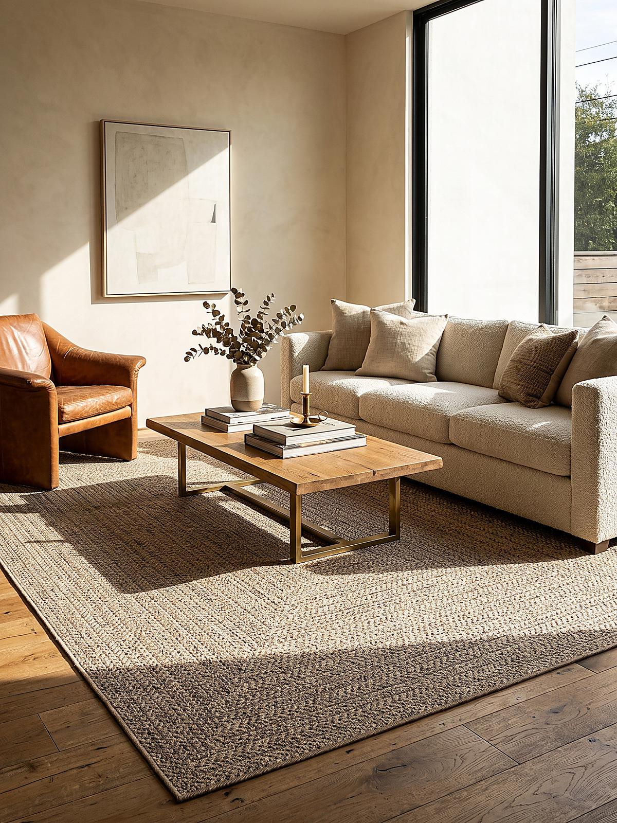 TEPPICHLÄUFER Bordüre CORDEV Polypropylen Natur 60 x 90 cm - Beige, Textil (60/90cm) - KADIMA DESIGN