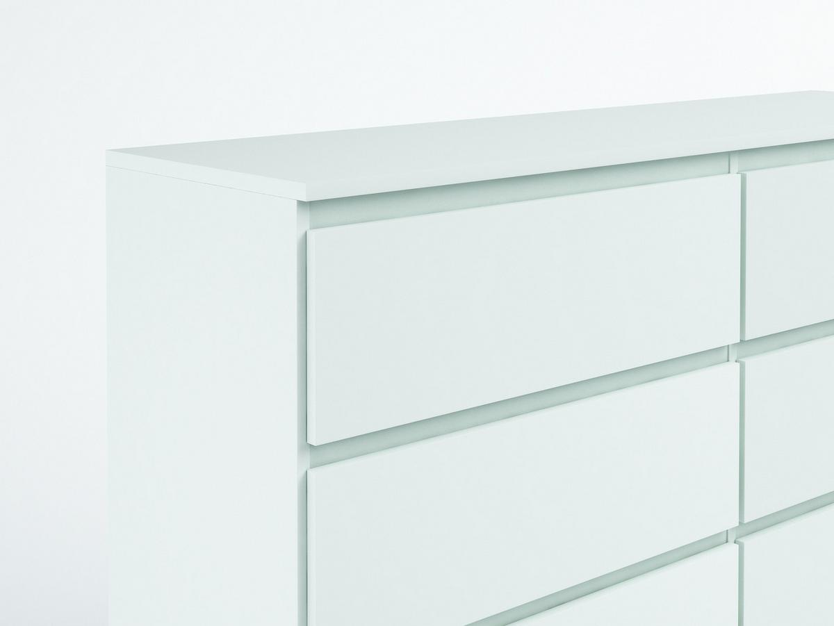 KOMMODE Weiß 139/102/39 - Weiß, Holzwerkstoff (139/102/39cm) - RAUMHIRSCH FURNITURE