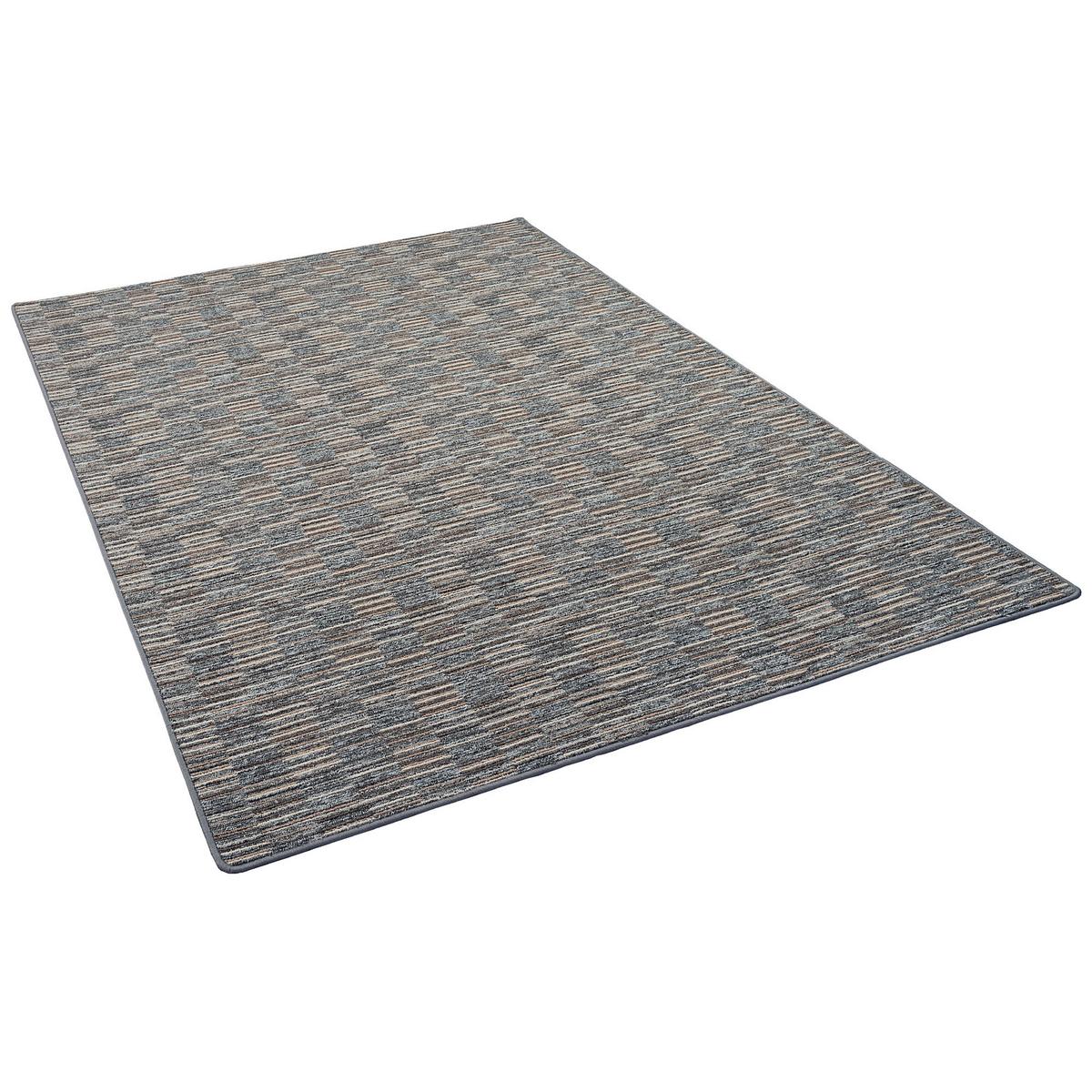 STREIFENBERBER TEPPICH MODERN STRIPES - Anthrazit, Textil (80/160cm) - Snapstyle