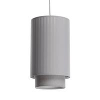 HÄNGELEUCHTE Grau 20/105 cm - Grau, Kunststoff (35/0.3/105cm) - ONZENO