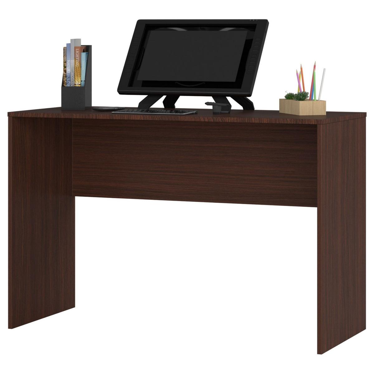 SCHREIBTISCH Dunkelbraun 79/120/50 - Dunkelbraun, Holzwerkstoff (120/53.6/79cm) - RAUMHIRSCH FURNITURE
