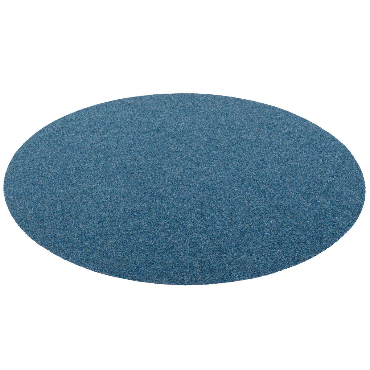 KUNSTRASEN RASENTEPPICH MIT NOPPEN KINGSTON RUND - Blau, Textil (200/200cm) - Snapstyle