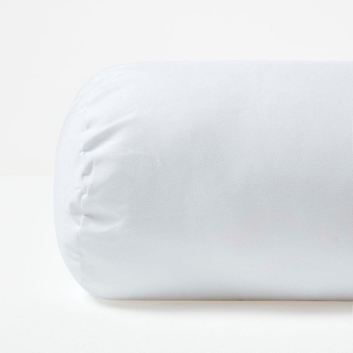 NACKENROLLE Füllkissen – Mikrofaser, 30/9 cm - Weiß, Textil (9/30cm) - Homescapes