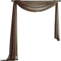 QUERBEHANG 1ER SET HxB 140x600 Nougat - Graubraun, Textil (140/600cm) - Gardinenbox