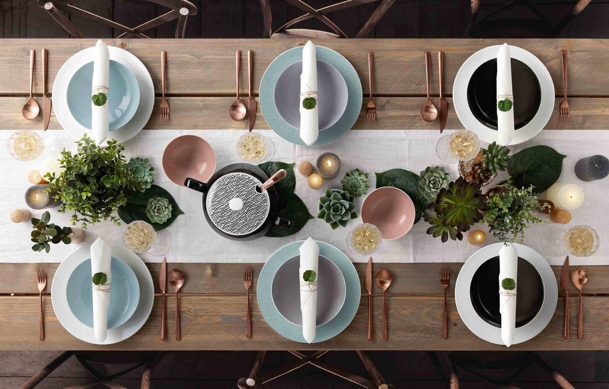 SNACK AND EGG Life Fashion Glamorous Black ø 6,8 cm 6er Set - Schwarz, Keramik (6.8/5.5/6.8cm) - Seltmann Weiden