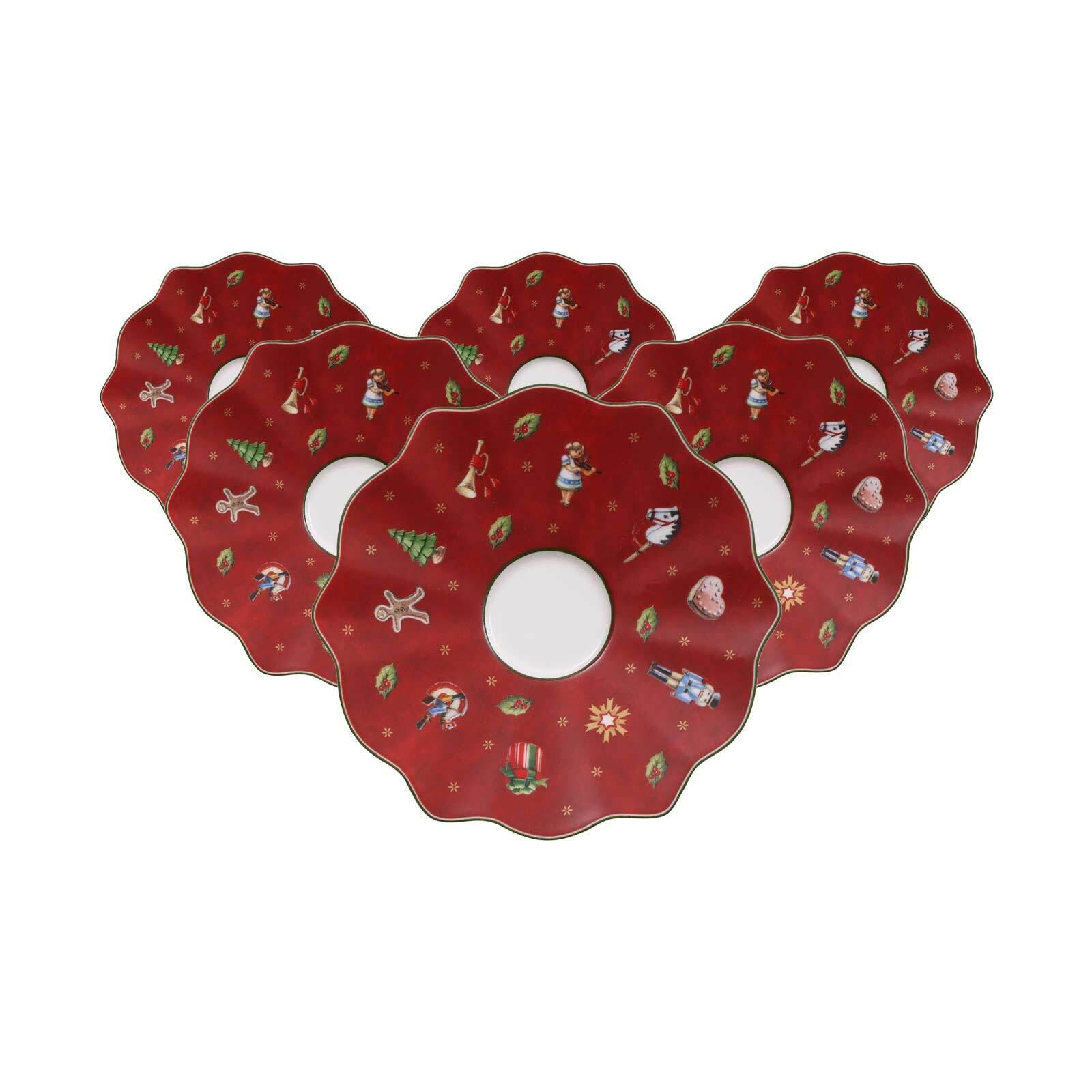 ESPRESSOUNTERTASSEN Toy's Delight bunt ø 13 cm 6er Set - Multicolor, Keramik (13cm) - Villeroy & Boch