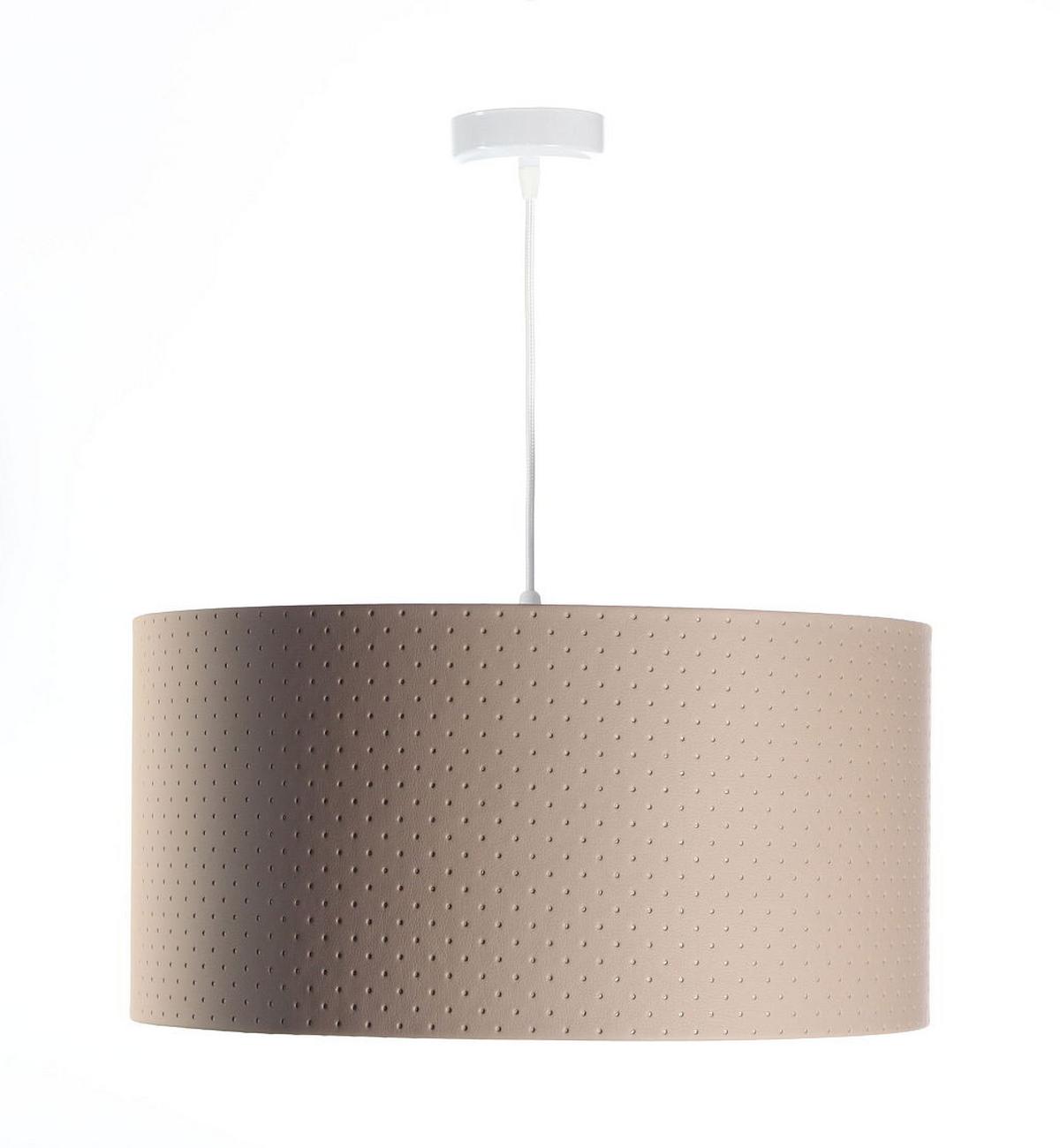 HÄNGELEUCHTE Weiß 50/25 cm - Beige/Weiß, Kunststoff (50/0.8/25cm) - ONZENO