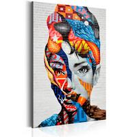 KUNSTDRUCK Bunt 40/60 cm - Multicolor, Textil (40/60cm) - KUNSTLOFT