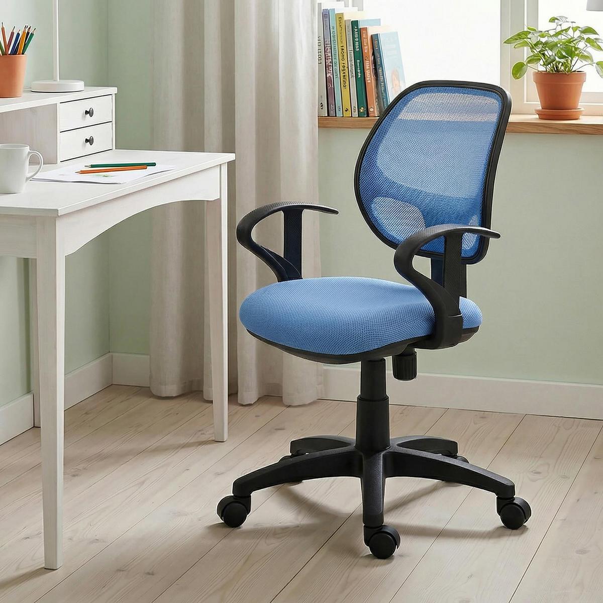 KINDERDREHSTUHL COOL hellblau - Hellblau, Textil (58/97/58cm) - IDIMEX