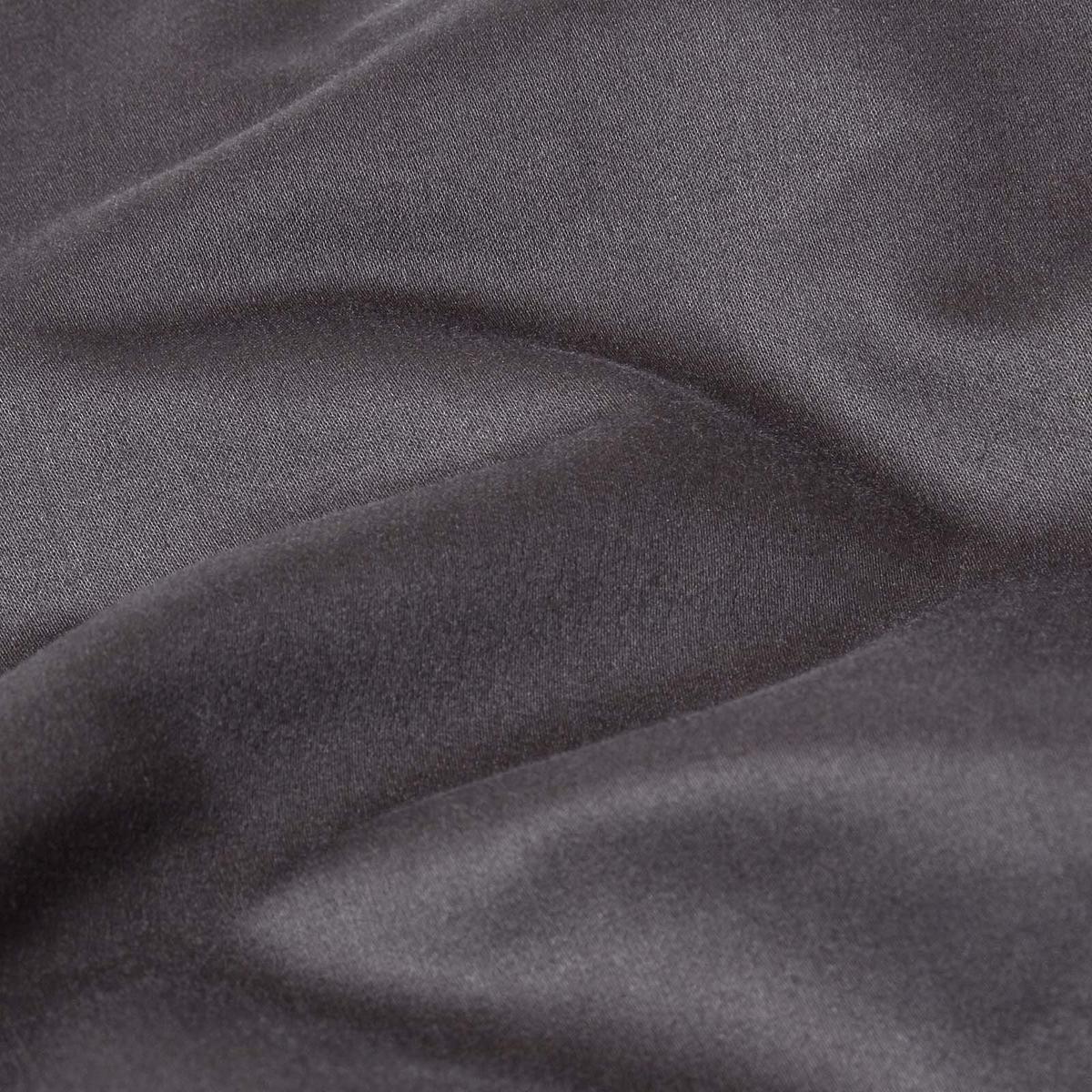KISSENBEZUG Stehsaum Premium, Ägyptische Baumwolle, Fadendichte 1000 - Anthrazit, Textil (48/74cm) - Homescapes