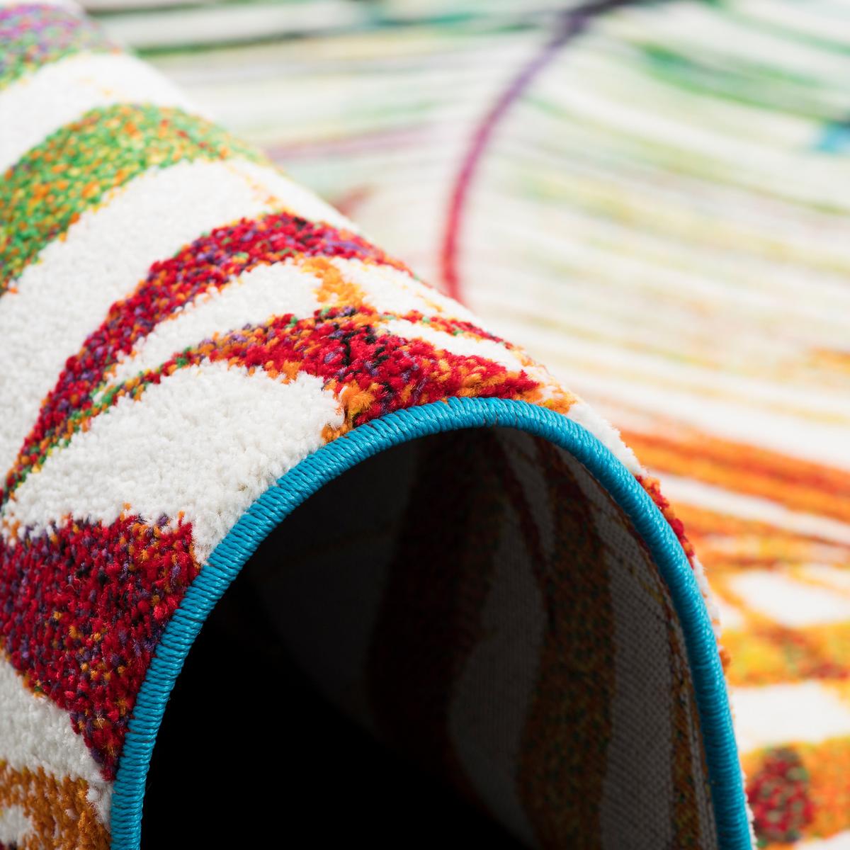 DESIGNER TEPPICH FARO TROPICAL BUNTE ZWEIGE - Multicolor, Textil (80/150cm) - Pergamon