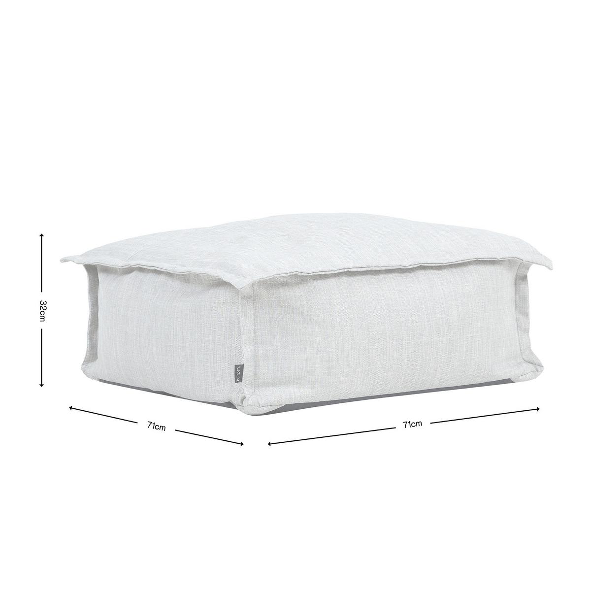HOCKER Outdoor - Grau, Textil (71/32/71cm) - icon