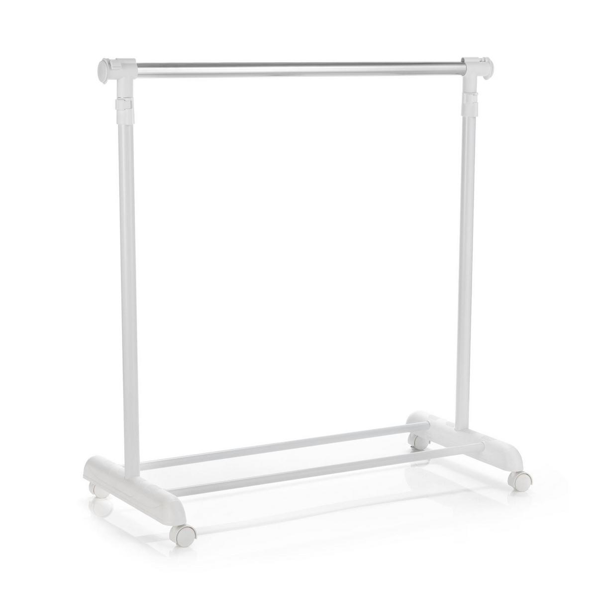 ROLLGARDEROBE SALA weiß - Weiß, Metall (93/96/44cm) - CARO-Möbel